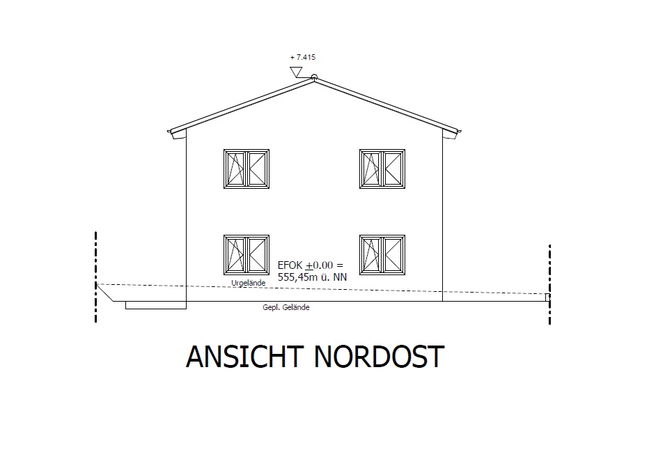 3 Reihenhäuser - Nittenauer Straße 19 a, b, c, 93192 Wald - Roßbach