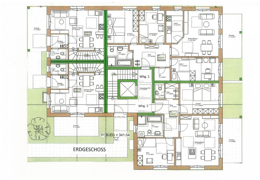 EG mit separater Küche