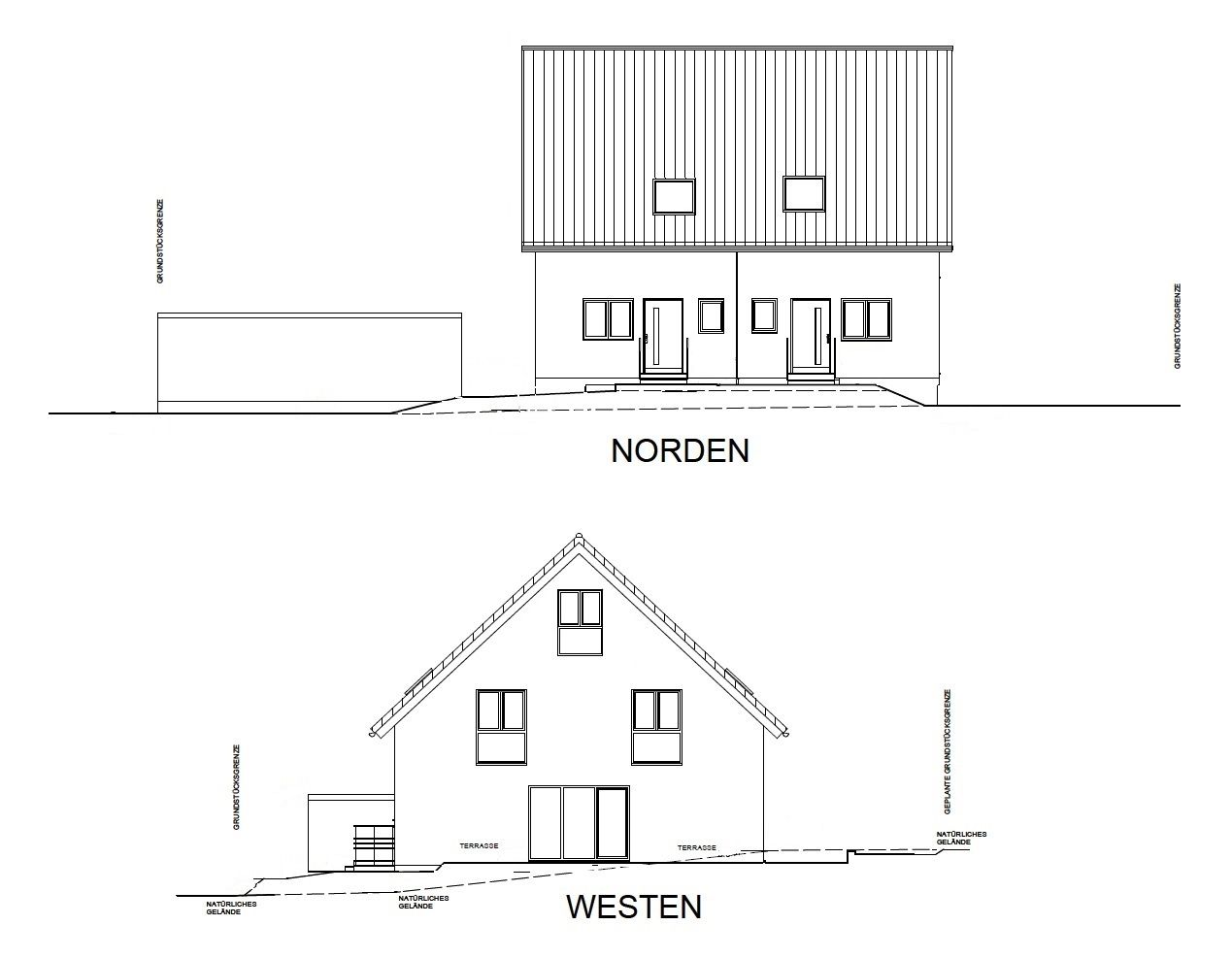 Ansicht Norden Westen