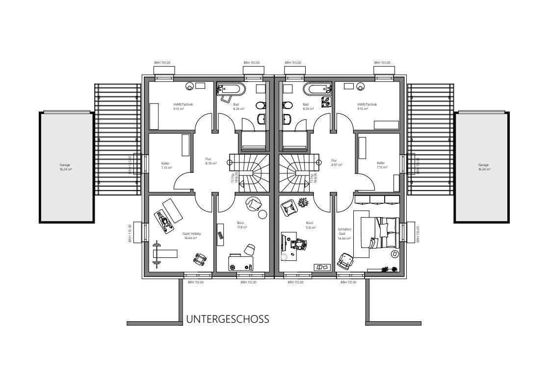 Grundriss UG 